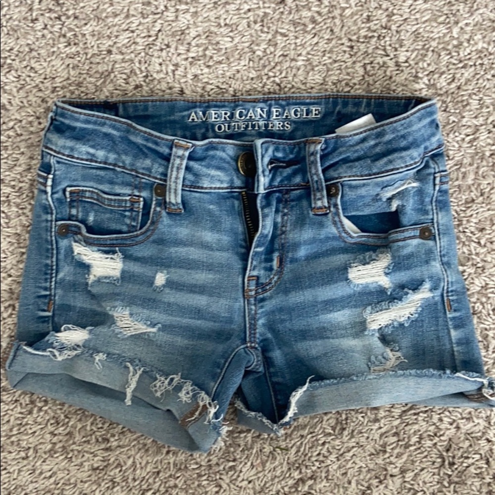 american eagle jean shorts